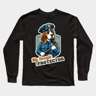 Beagle Police Long Sleeve T-Shirt